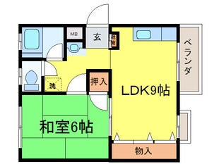 平和マンションの物件間取画像